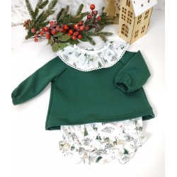 Sudadera y ranita Verde.