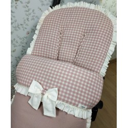 Saco Paseo Vichy Rosa  - Saco silla.