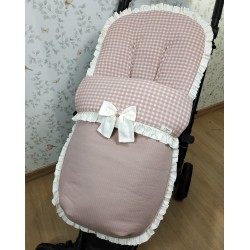 Saco Paseo Vichy Rosa  - Saco silla.