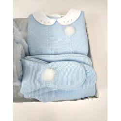 Canastilla Primera Puesta Celeste.