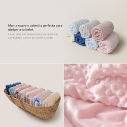 Juego de Manta y Dou dou en Rosa.