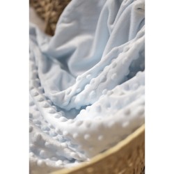 Juego de Manta y Dou dou en Celeste.