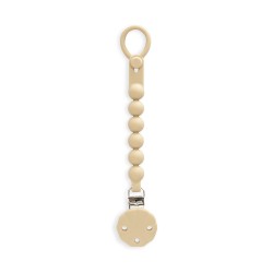 Juego de Sabanas de cuna en Blanco/ Beige.