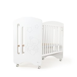 Cuna Lovely Premium Oso en Blanco.