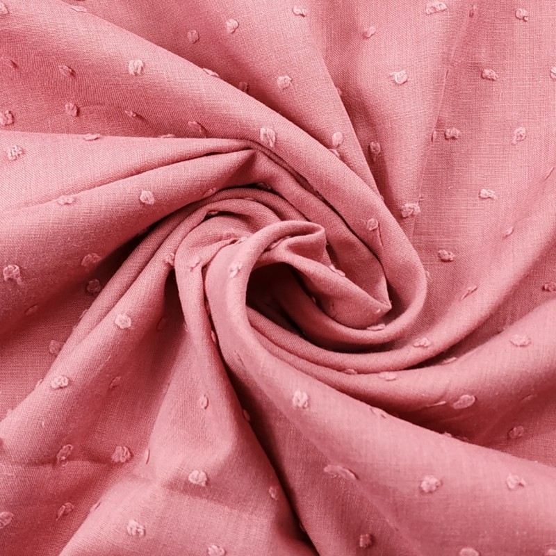 plumeti tela a metros algodon rosa 
